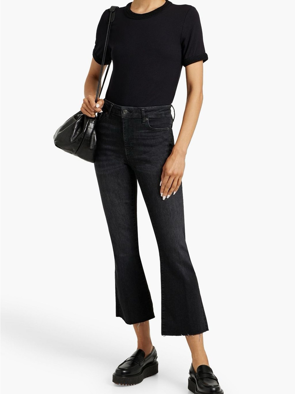 Frame Denim Le Crop Mini Boot Jeans